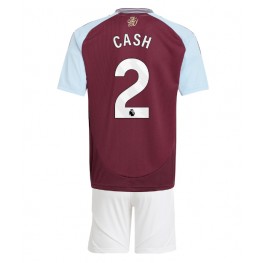 Aston Villa Matty Cash #2 Thuis tenue Kids 2024-25 Korte Mouw (+ Korte broeken)